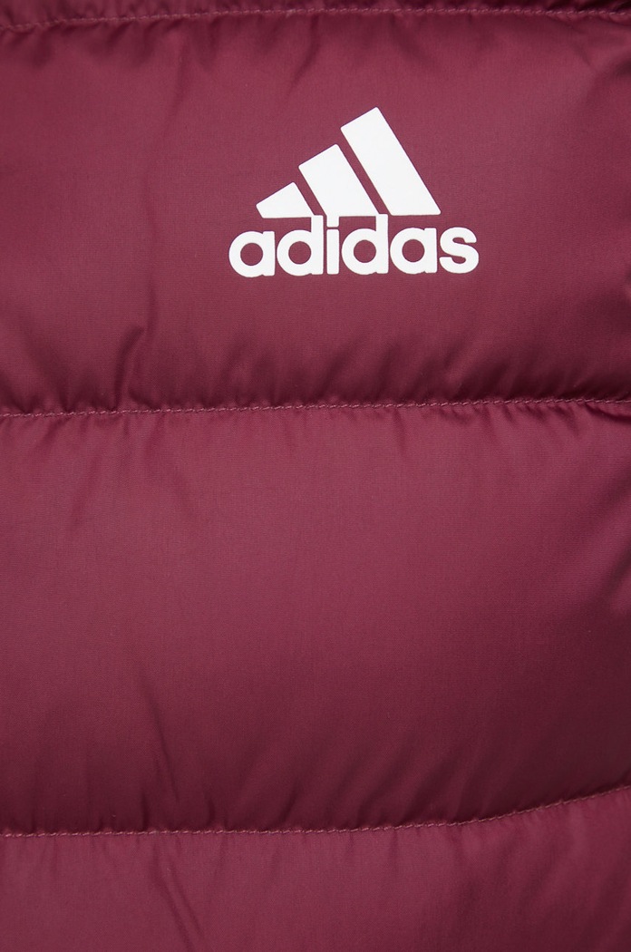 Páperová vesta adidas Performance fialová GT9147