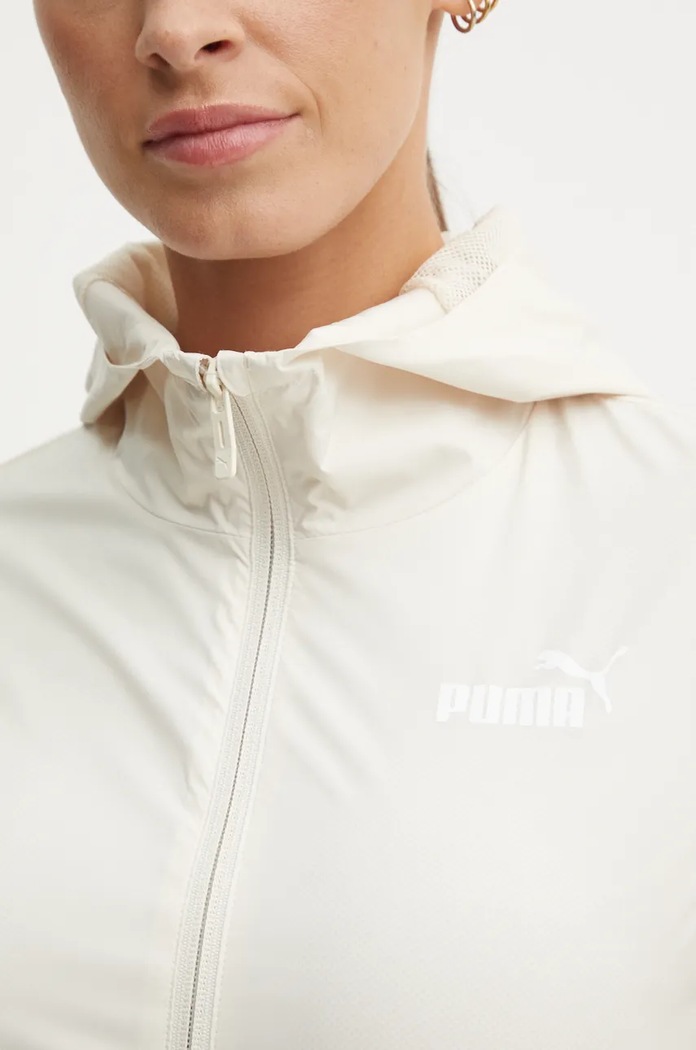 Puma windbreaker Essentials Solid bej 847494