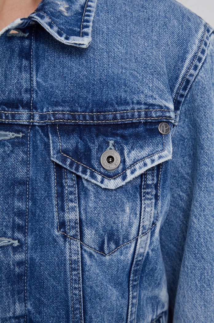 Pepe Jeans kurtka jeansowa Rose PL402053WR4.000 granatowy