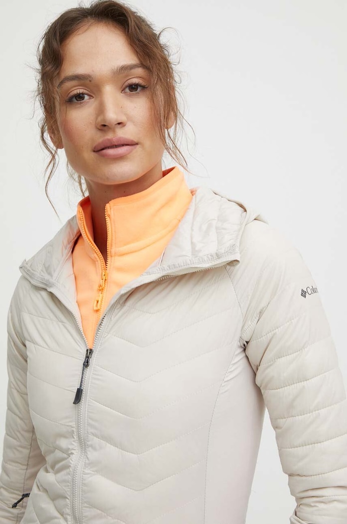 Columbia kurtka sportowa Powder Pass beżowy 1773211