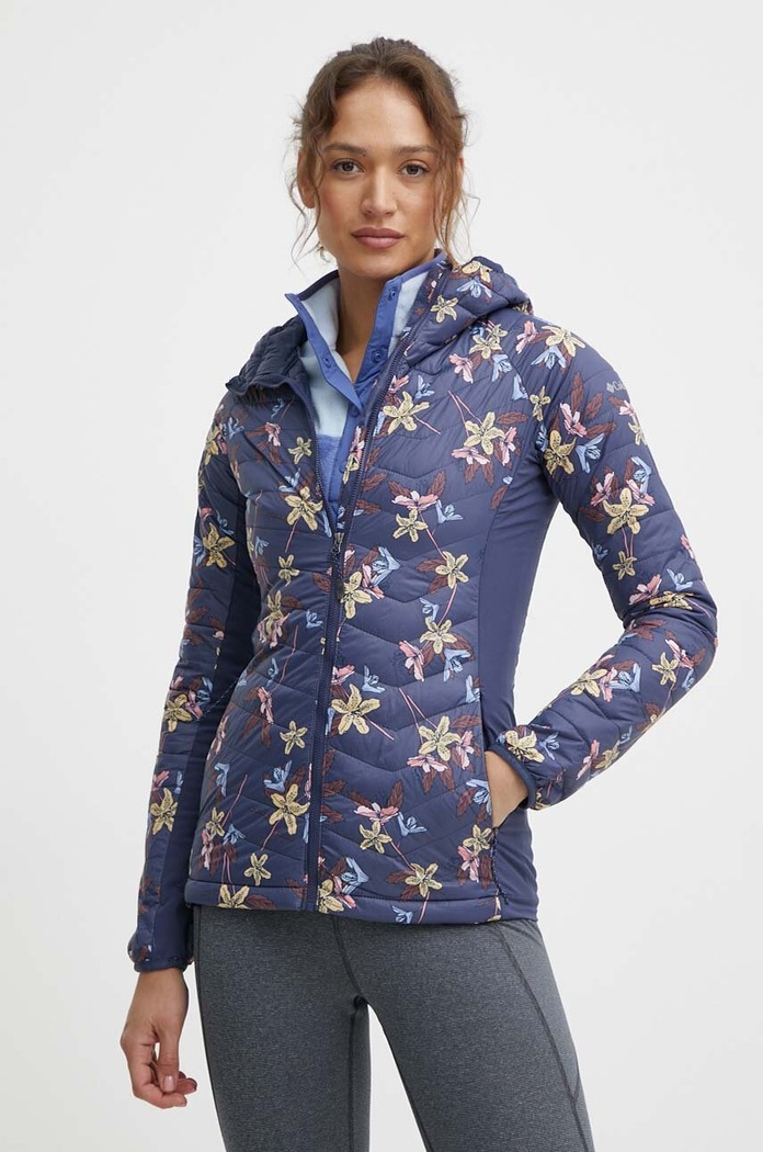 Columbia geacă sport Powder Pass bleumarin 1773211