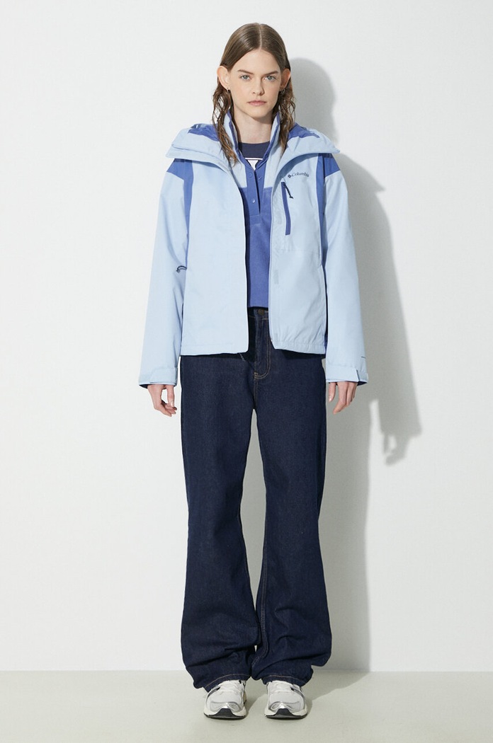 Columbia outdoor jacket Hikebound 1989253 blue SS24