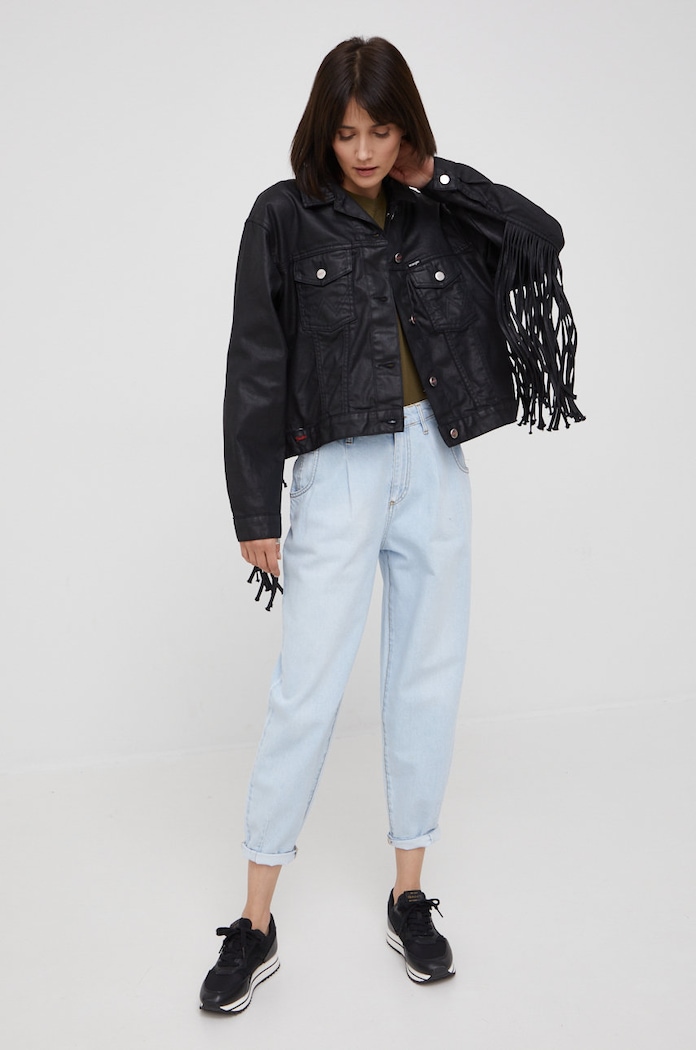 Jakna Wrangler W473G2100 crna SS22
