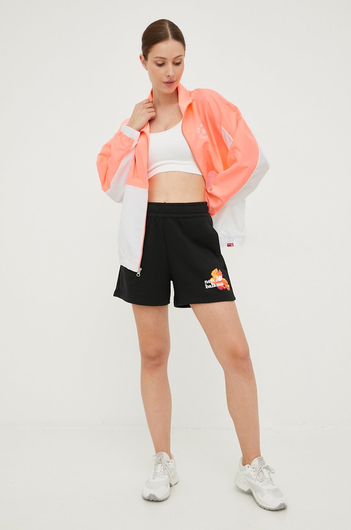Jakna New Balance WJ21800PPI oranžna AW22