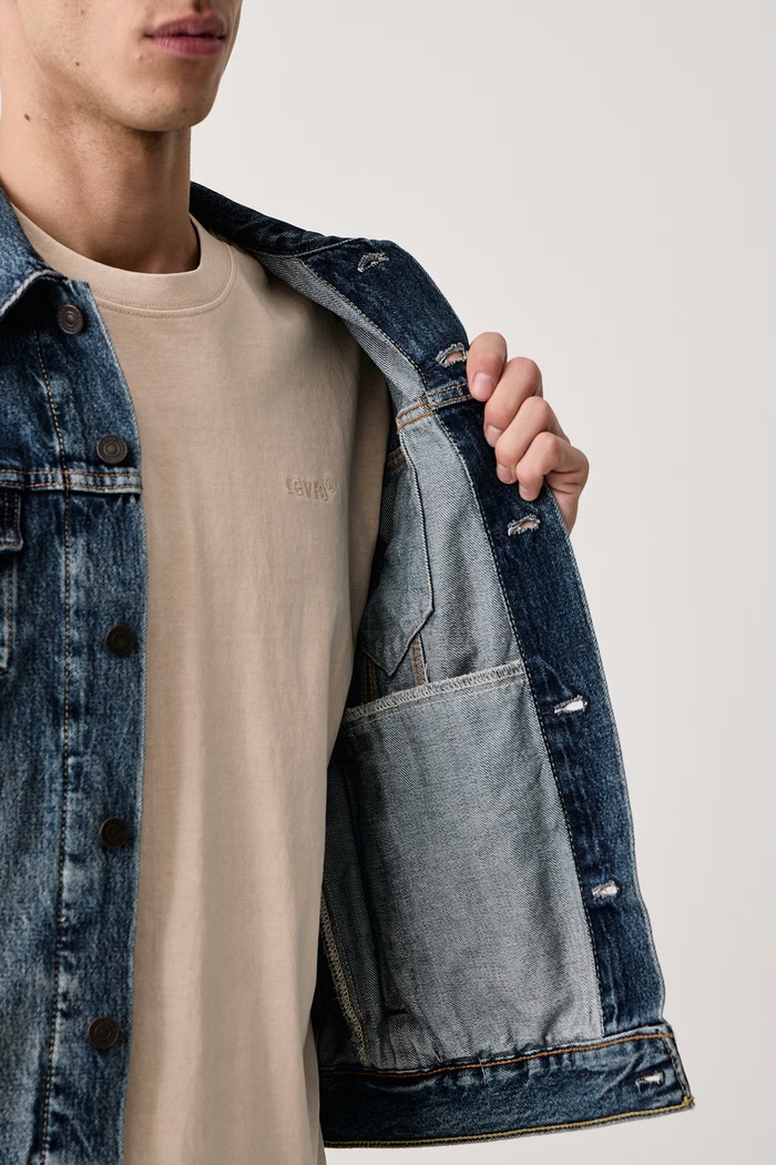 Levi's Džínsová bunda pánska bavlnená 72334.0573