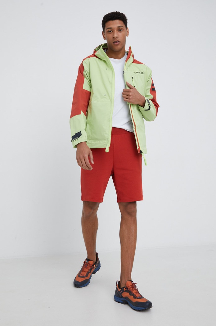 Outdoor jakna adidas TERREX Xploric H55926 zelena AW22