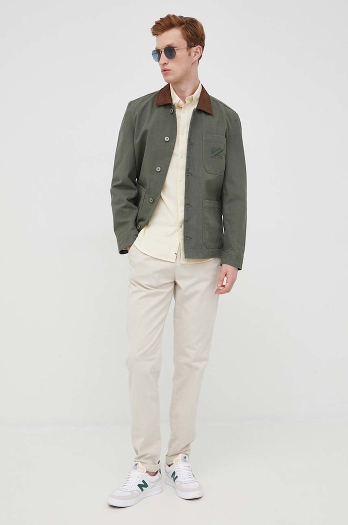 Pepe Jeans kurtka LINUS PM402545.684 zielony SS22