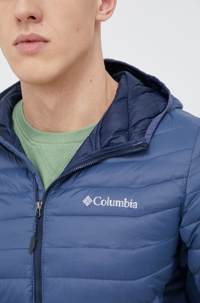 Αθλητικό μπουφάν Columbia Powder Pass 1773271 σκούρο μπλε