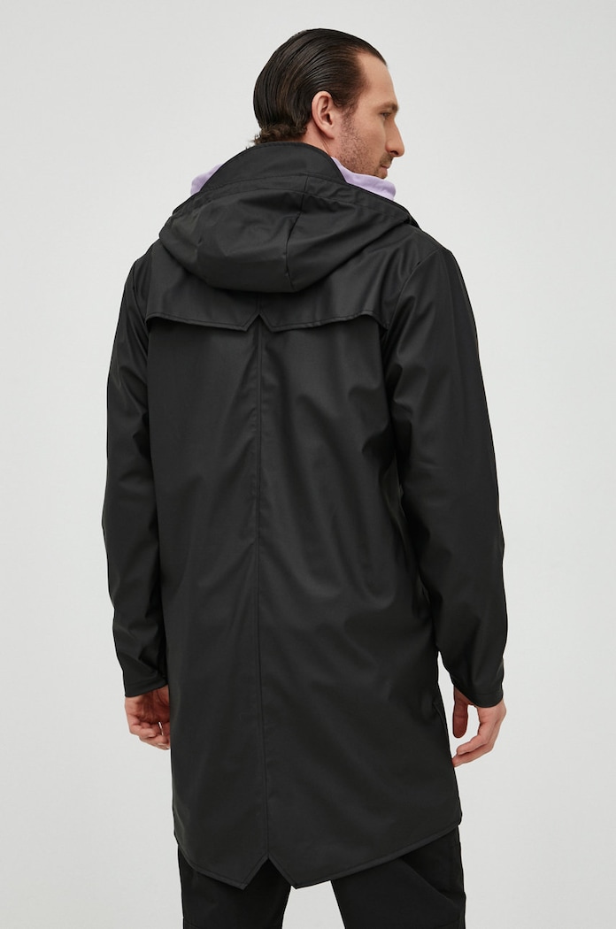 Bunda Rains Long Jacket čierna 12020.01