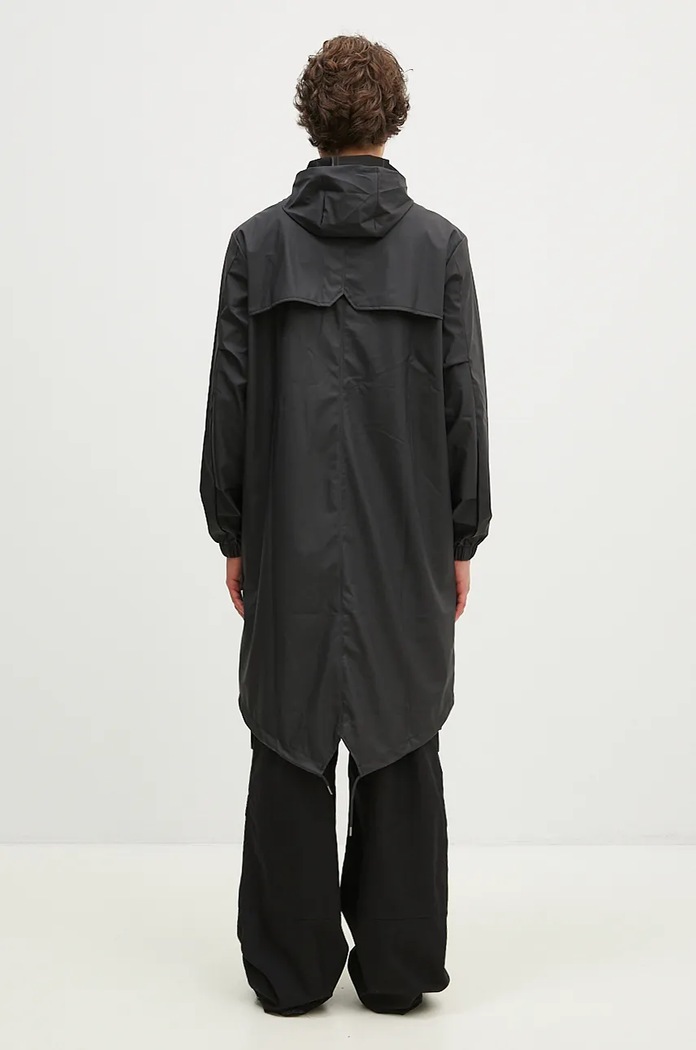 Ρούχα Παρκά Rains 18140 Fishtail Parka 18140.01 μαύρο