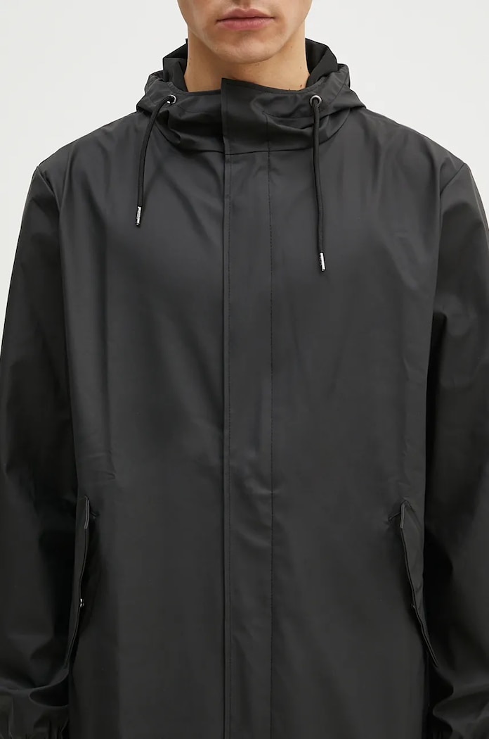 Παρκά Rains 18140 Fishtail Parka μαύρο 18140.01