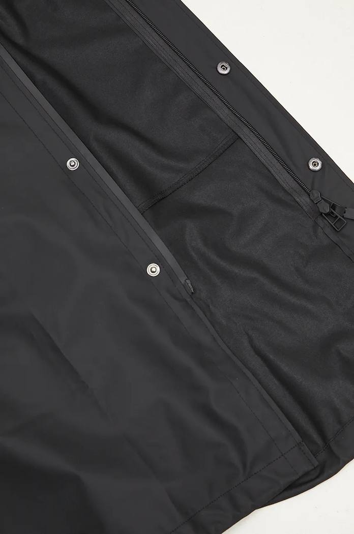 Παρκά Rains 18140 Fishtail Parka 18140.01 μαύρο