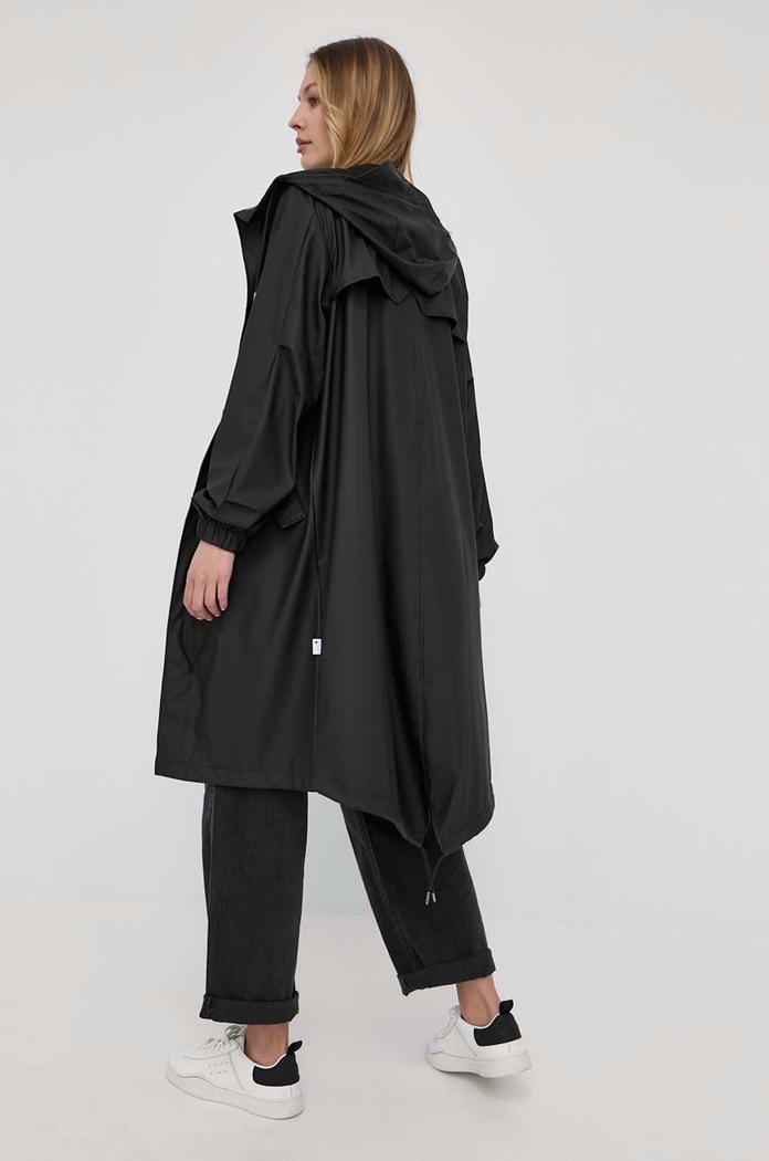 Bunda parka Rains 18140 Fishtail Parka 18140.01 čierna