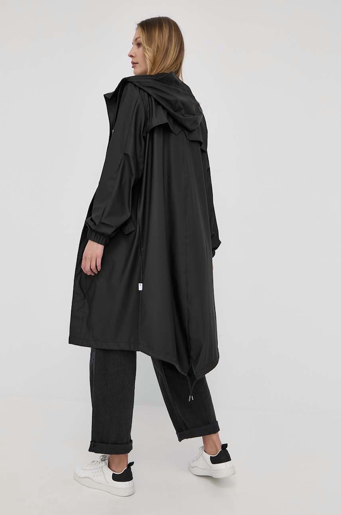 Bunda parka Rains 18140 Fishtail Parka 18140.01 čierna