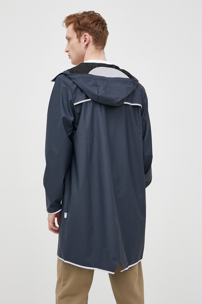 Kišna jakna Rains Long Jacket Reflective 18540.54 mornarsko plava