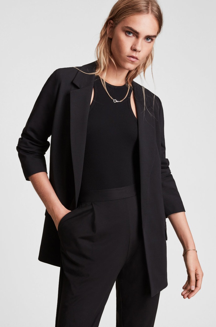 AllSaints Sacou cu captuseala negru WT109V