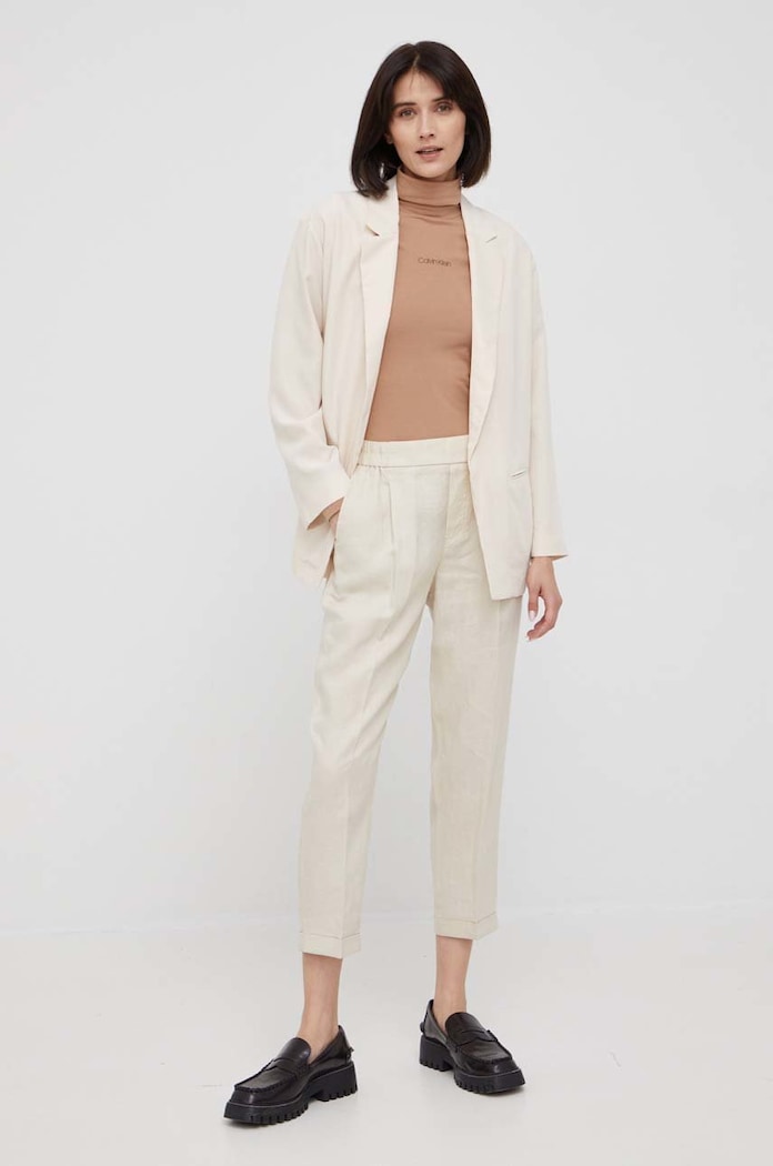 Sisley marynarka 28J6LW007.0M5 beżowy SS22