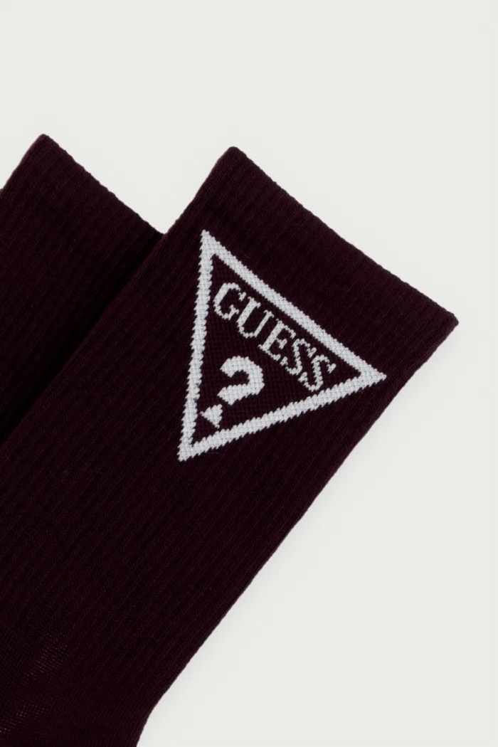 Guess Skarpety damskie ELLEN V2GZ00.ZZ00I bordowy SS26