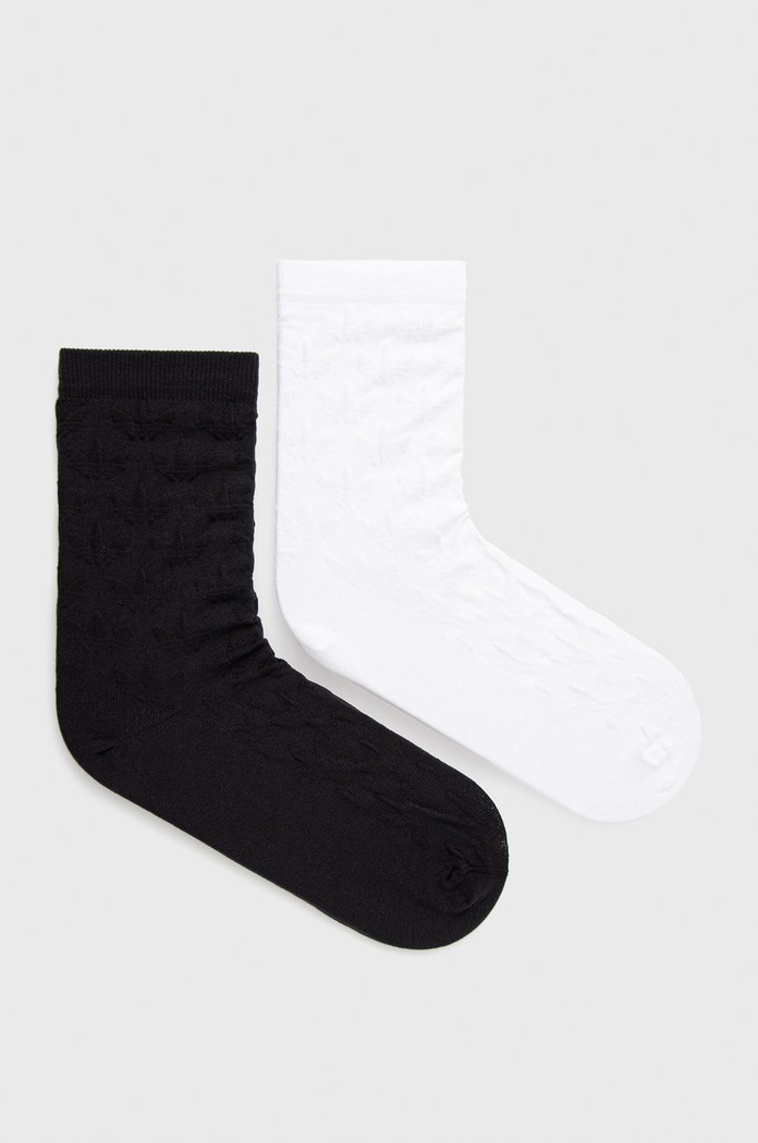Ponožky adidas Originals (2-pack) dlouhé ponožky bílá HC9555