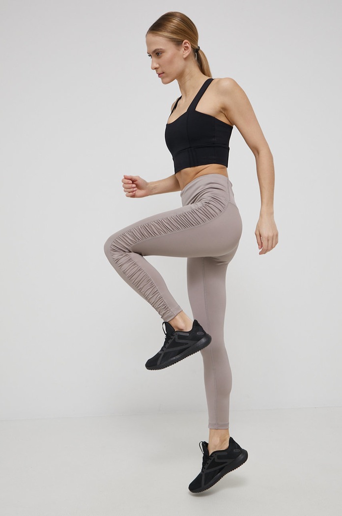 Reebok legginsy H56371 H56371 beżowy SS22
