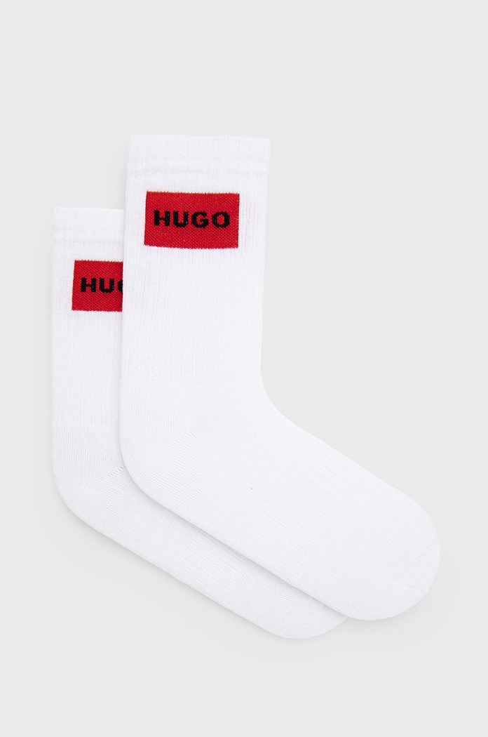 Ponožky HUGO dlhé ponožky biela 50468187