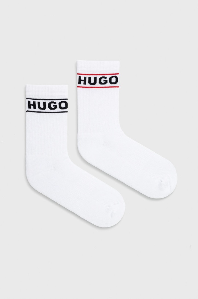 HUGO skarpetki (2-pack) 50469276 skarpetki długie biały 50469276