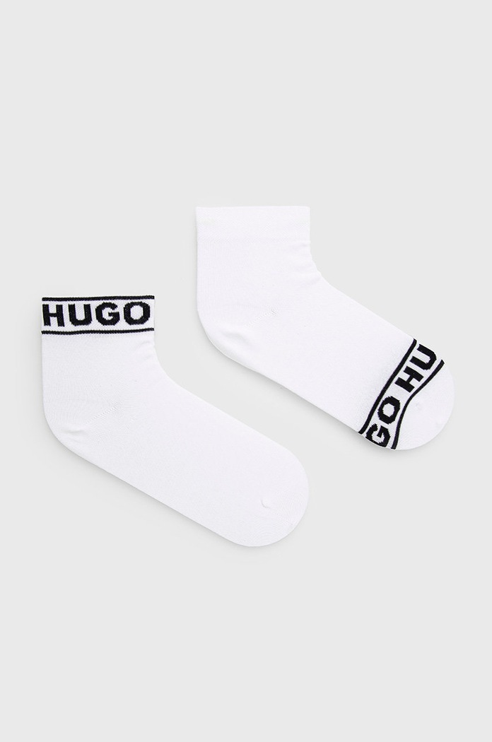 Ponožky HUGO 2P SH LOGO CC W dlhé ponožky biela 50469291