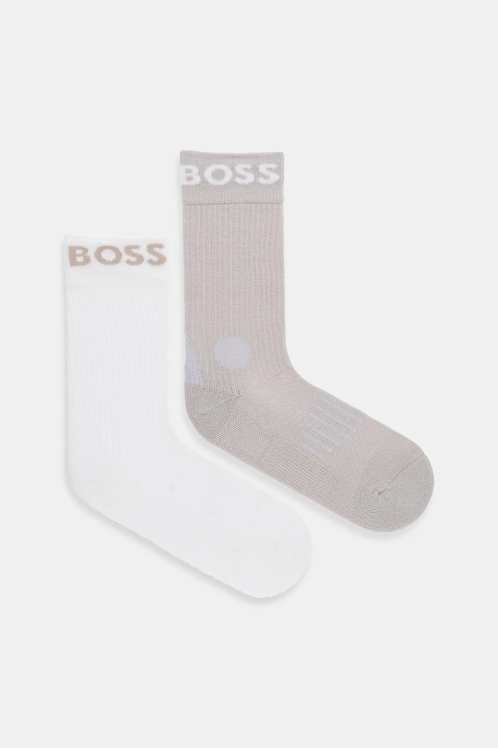 Κάλτσες BOSS 2-pack San Jared-C ψηλές κάλτσες μπεζ 50469747