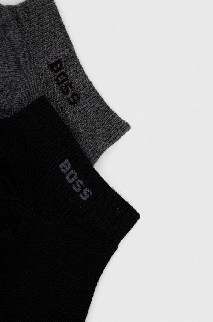 BOSS Ponožky pánské bavlněné 2P AS uni CC 2-pack 50469849 šedá AA00