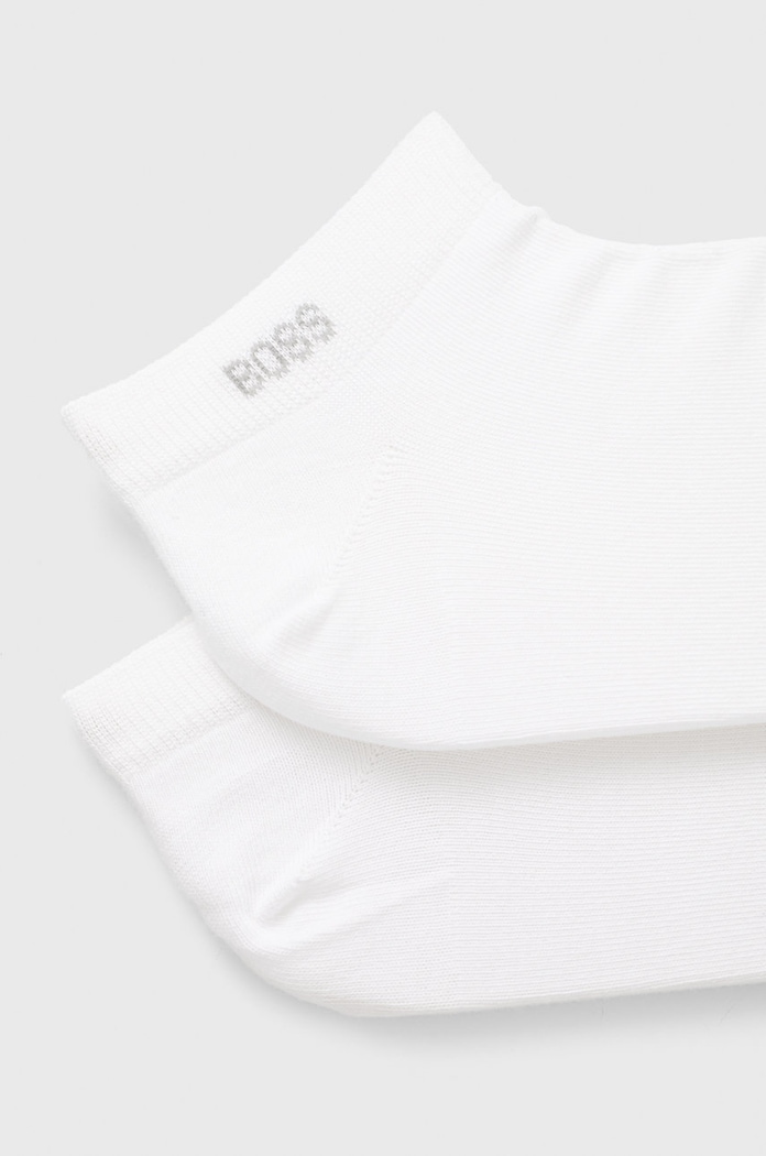 BOSS ponožky pánské bavlněné 2P AS uni CC 2-pack 50469849 bílá AA00