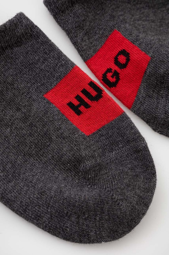 HUGO zokni 2 db 50468117 szürke AW24