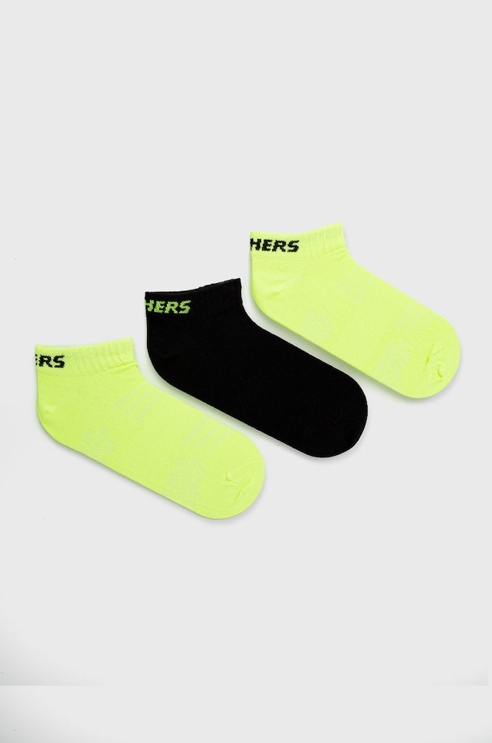 Skechers skarpetki (3-pack) skarpetki krótkie zielony SK43022