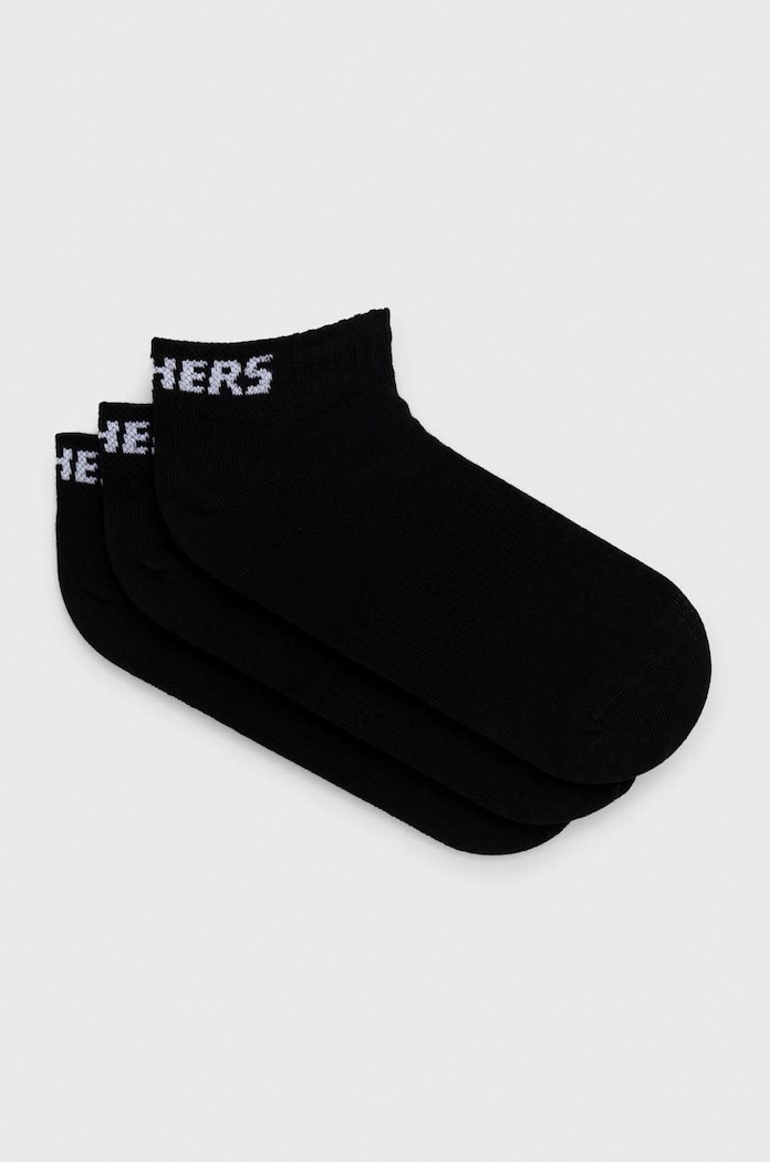 Skechers skarpetki (3-pack) skarpetki krótkie czarny SK43022
