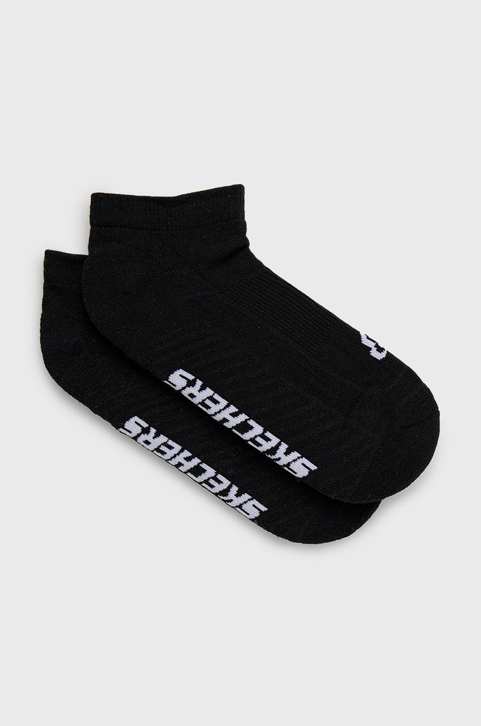 Skechers skarpetki (2-pack) skarpetki krótkie czarny SK43024