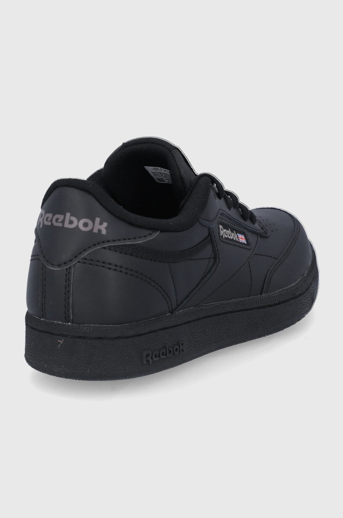 Παπούτσια Reebok Classic - Παιδικά δερμάτινα παπούτσια Club C BS6165.B μαύρο