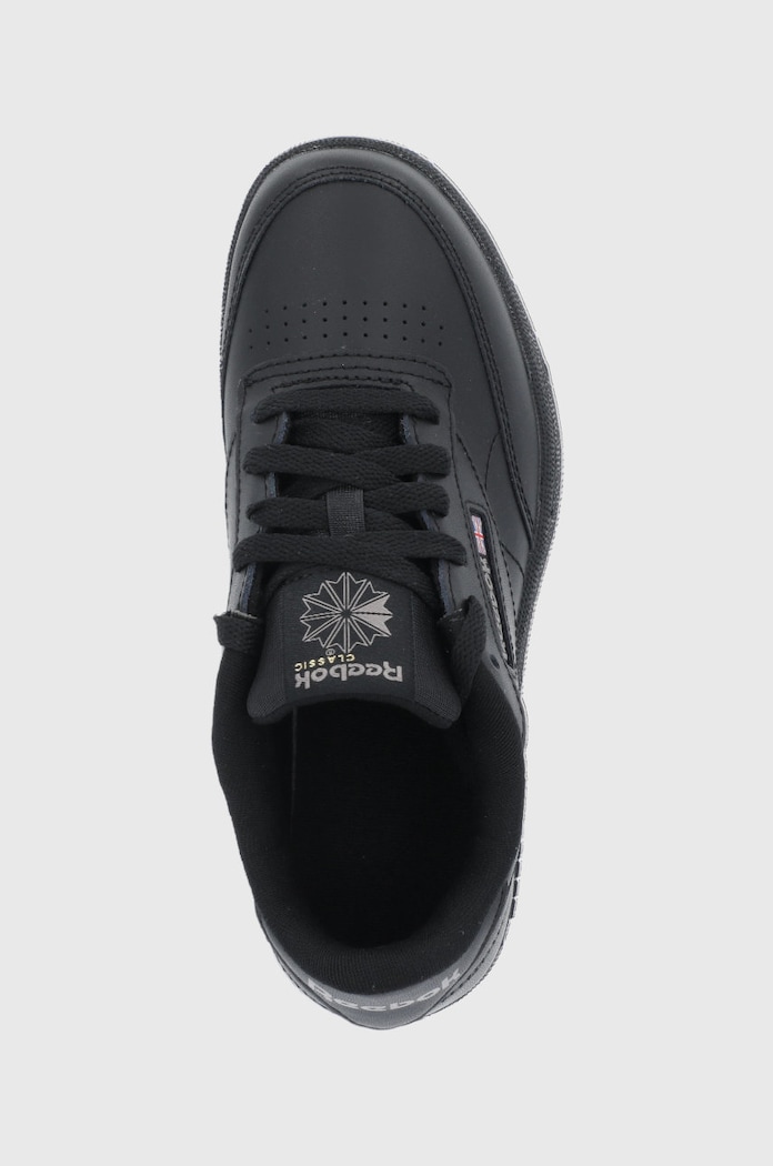 Reebok Classic - Παιδικά δερμάτινα παπούτσια Club C μαύρο BS6165.B