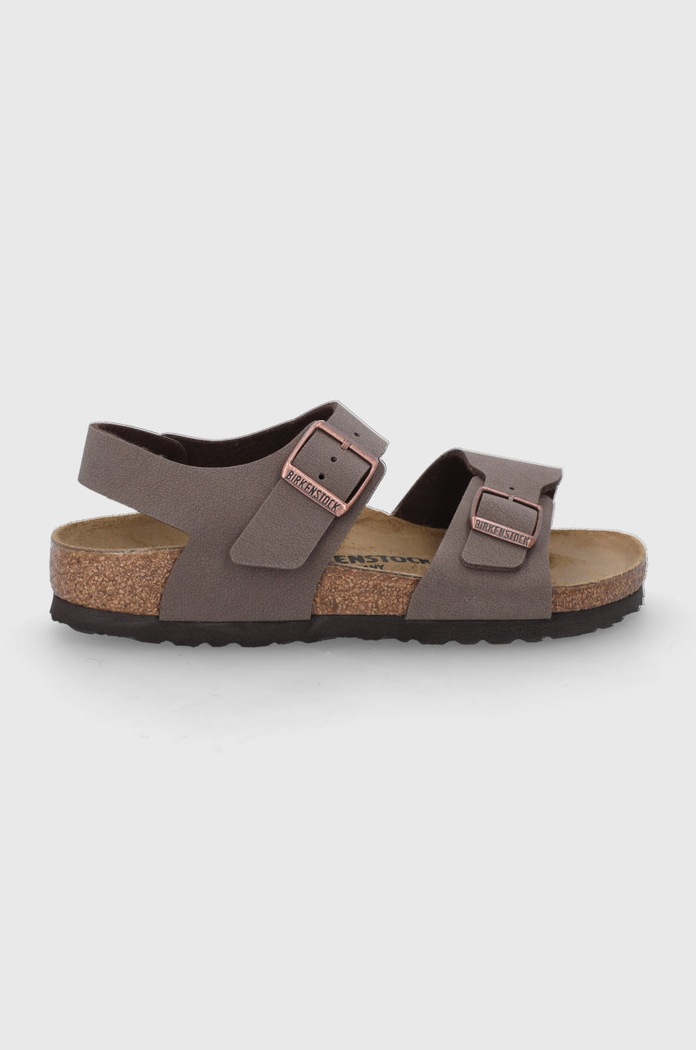Sandále Birkenstock imitácia kože hnedá 87783.36.39