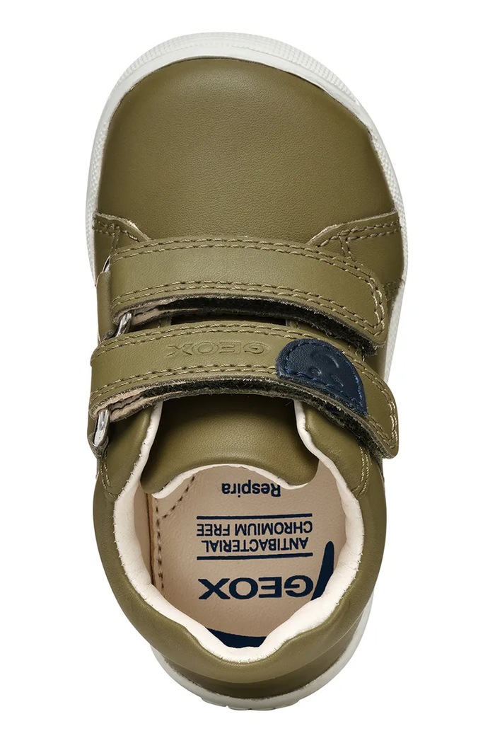 Geox δερμάτινα παιδικά κλειστά παπούτσια B254NB.00085. πράσινο