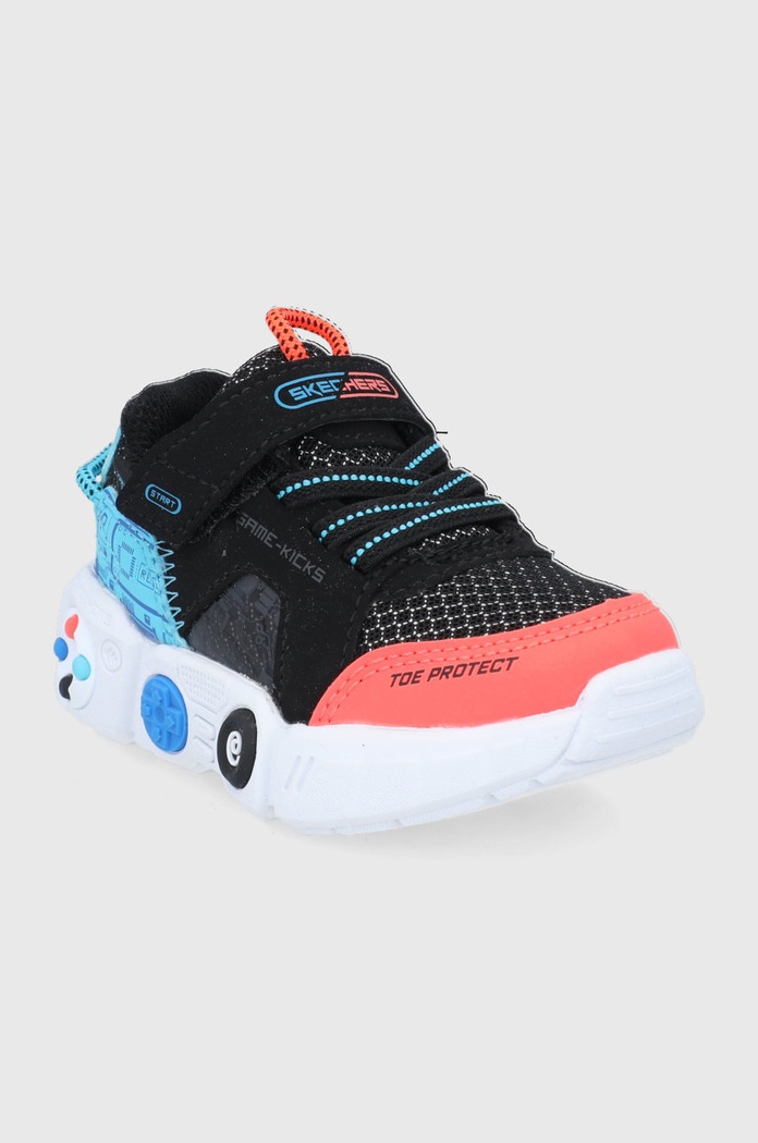 Skechers buty dziecięce Lil Gametronix 402262N.PPYY czarny SS22