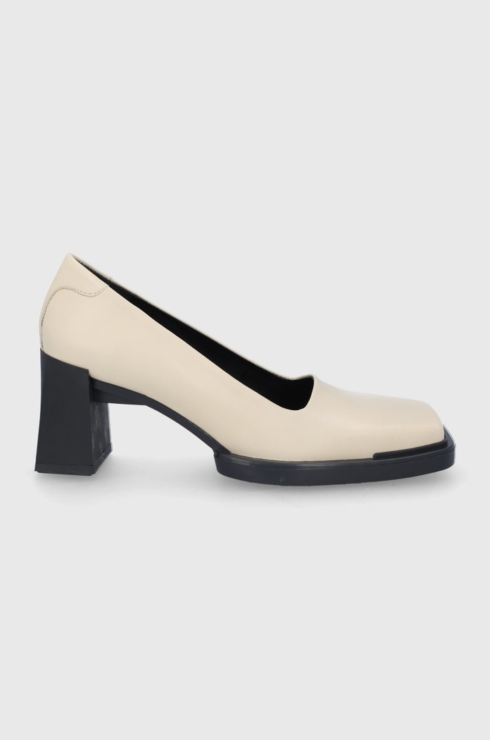Vagabond Shoemakers bőr flip-flop Edwina magas bézs 5310.101.32