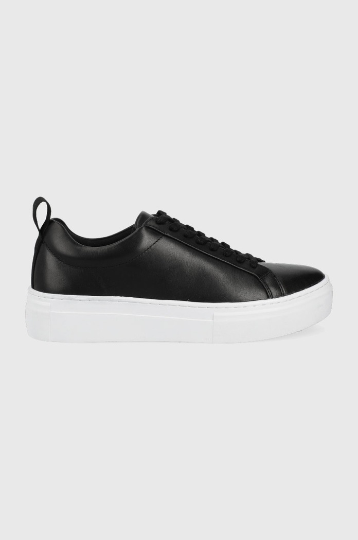 Usnjene superge Vagabond Shoemakers Zoe Platform Platforma črna 5327.201.20