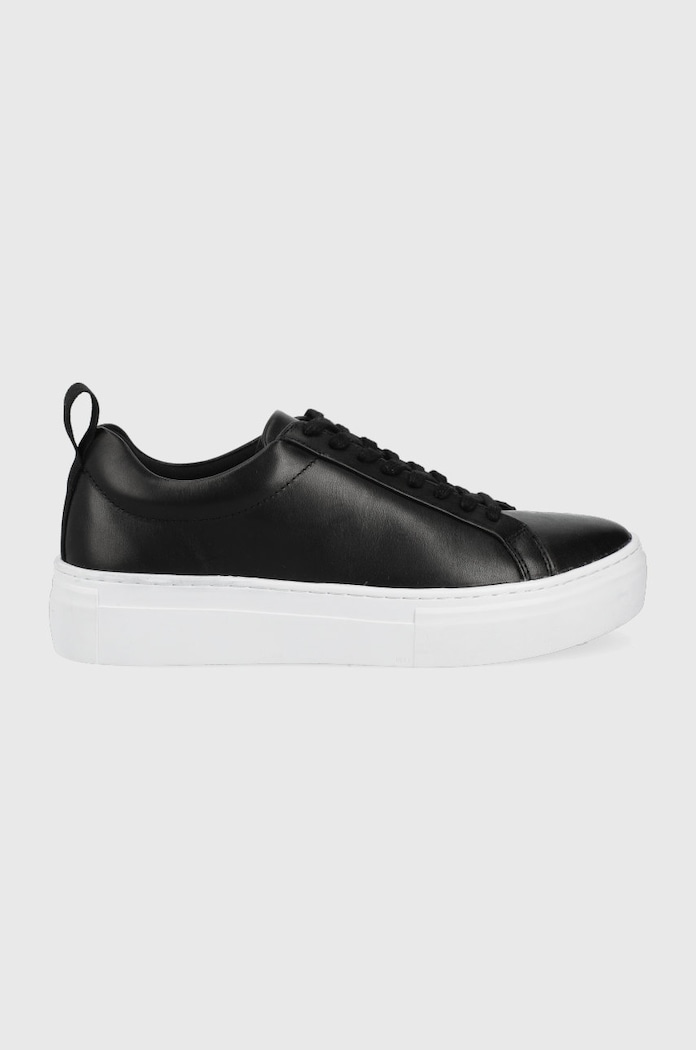 Usnjene superge Vagabond Shoemakers Zoe Platform Platforma črna 5327.201.20