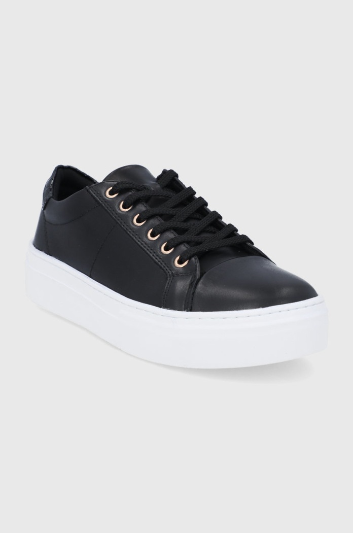 Δερμάτινα παπούτσια Vagabond Shoemakers Shoemakers Zoe Platform 5327.501.20 μαύρο SS23