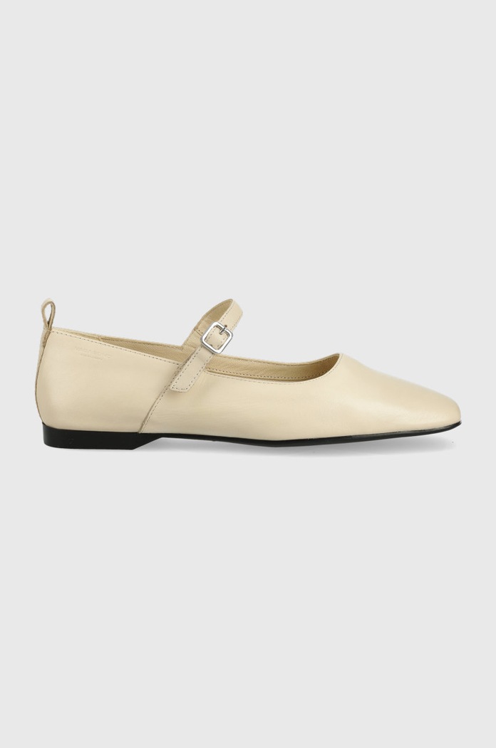 Vagabond Shoemakers baleriny skórzane DELIA beżowy 5307.401.02