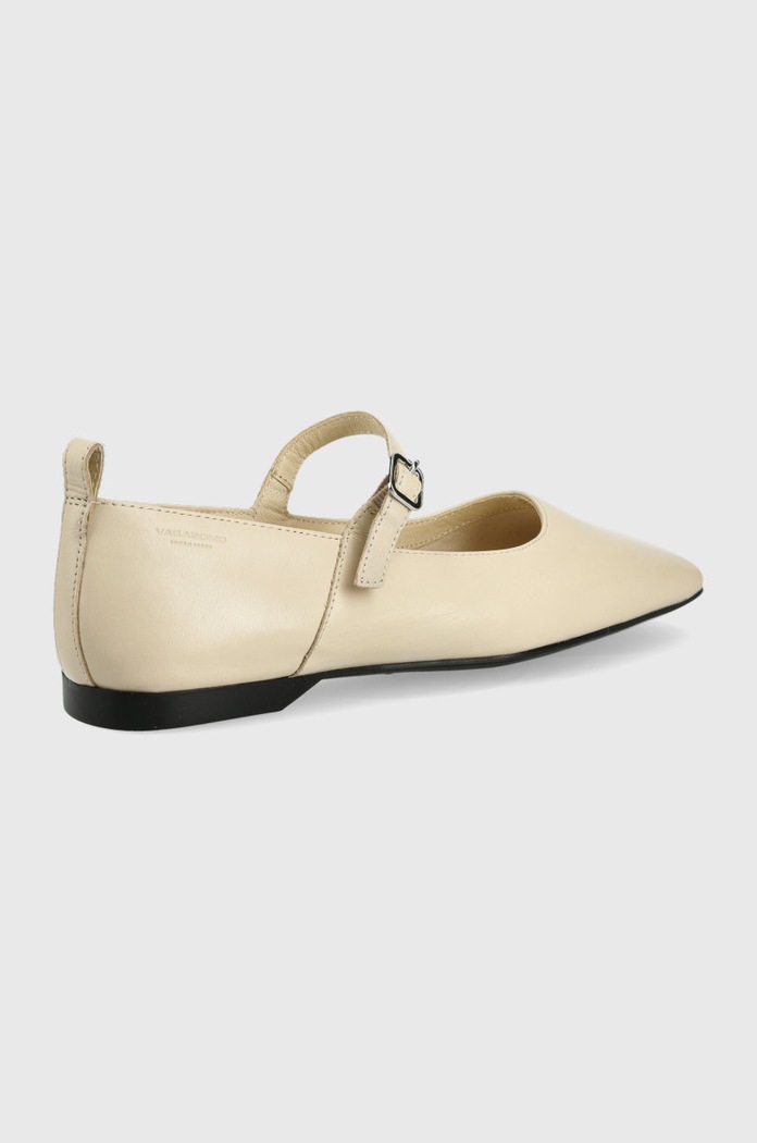 Vagabond Shoemakers baleriny skórzane DELIA 5307.401.02 beżowy SS24