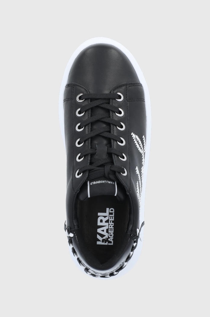 Karl Lagerfeld ghete de piele negru KL62572.000