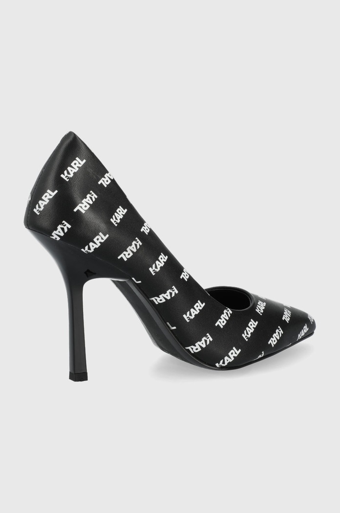 Karl Lagerfeld szpilki skórzane SARABANDE KL30914A.001 KL30914A.001 czarny SS22
