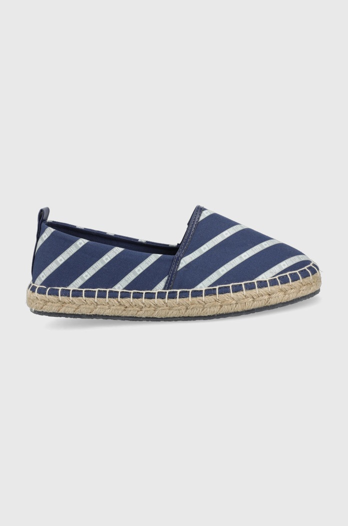 Big Star espadryle tekstylny granatowy JJ274960