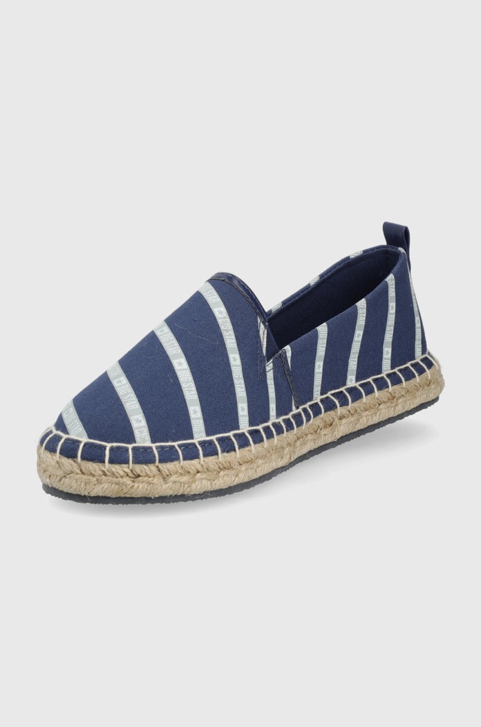 Obuwie Big Star espadryle JJ274960 granatowy