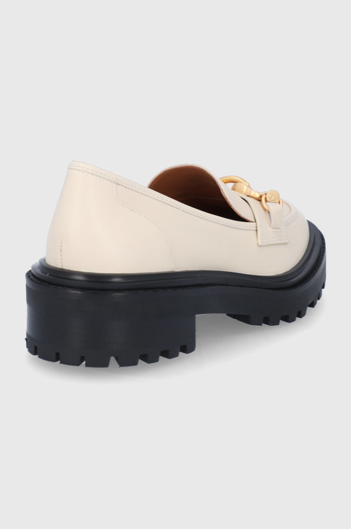 Обувки Кожени мокасини Tory Burch 87254.191 бежов